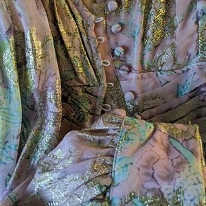 HEMANT AND NANDITA Nora Dress in Rose Pink Med